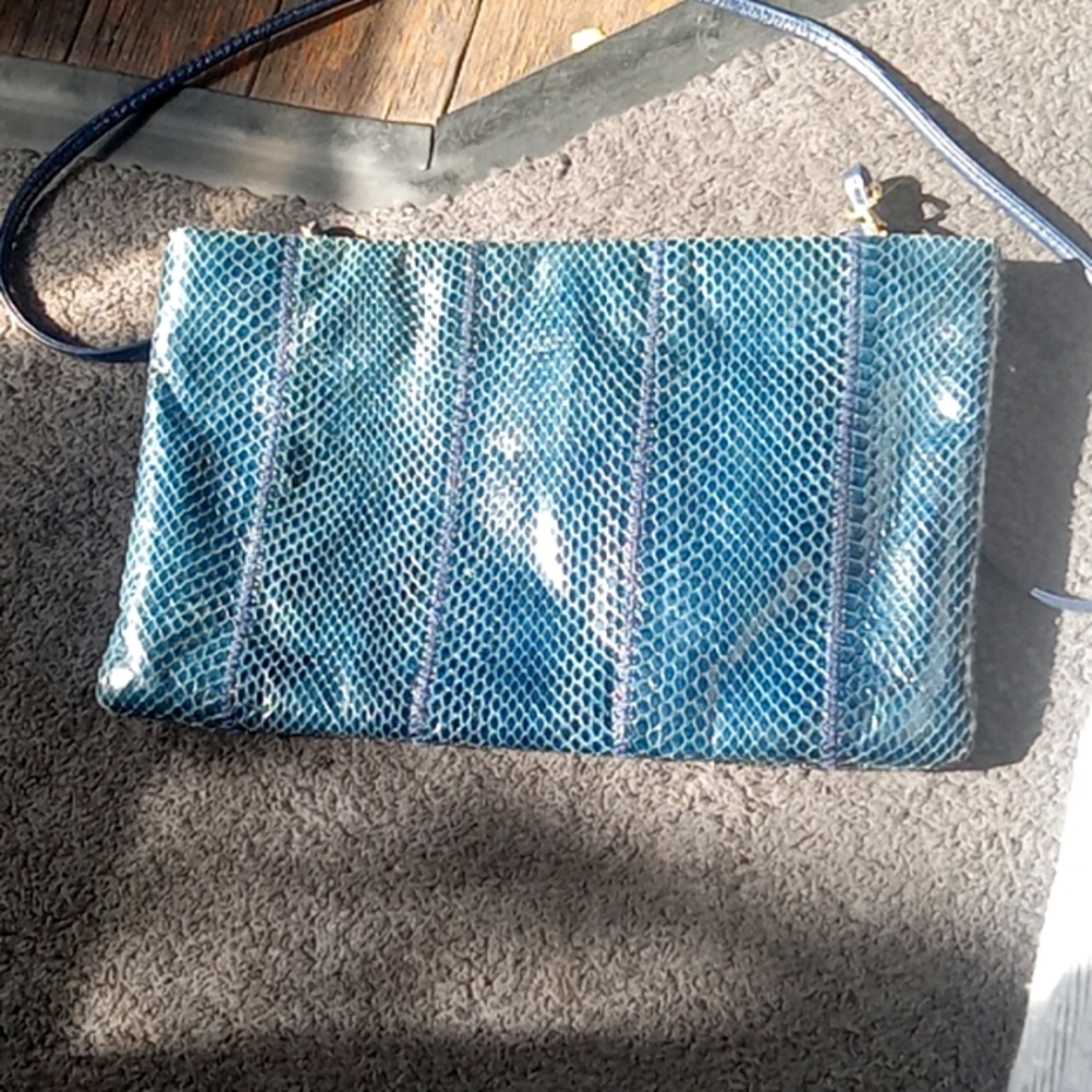 Vintage, TJW by Mervyns, clutch/crossbody, snake skin bag